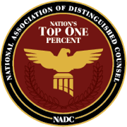 National Association of Distinguished Counsel Top 1 Percent